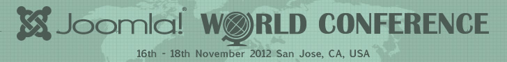 JWC 2012 | A worldwide event for Joomla!® developers, designers and end-users - 16th - 18th November 2012, San Jose, CA, USA